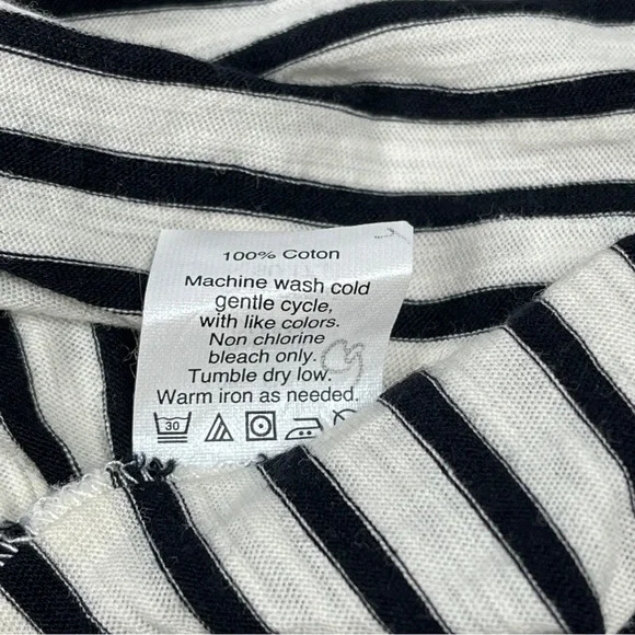 MADEWELL black & white striped cotton tank top, size S - Picture 12 of 12